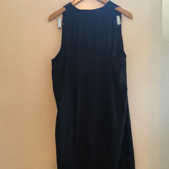 Banana Republic sleeveless black dress with tie - Picture 7 of 8